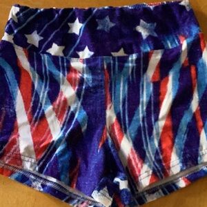 Always Athletic Red and Blue Shorts Dynamic Design